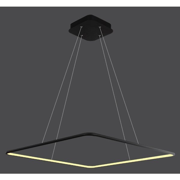 Altavola Design Lampa wisząca Ledowe Kwadraty No 1 in 3k czarna LA079/P_80_in_3k_black