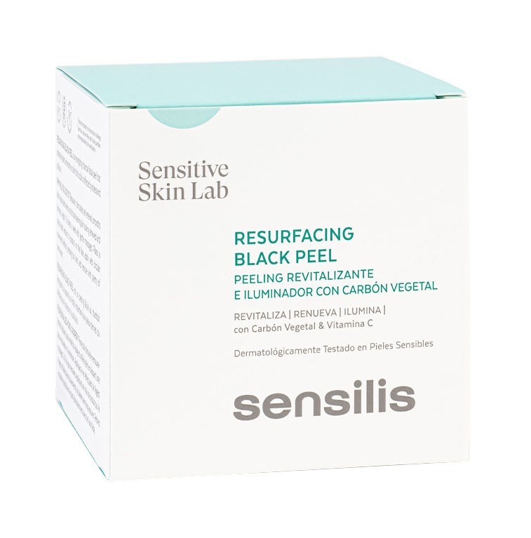 Sensilis Rewitalizujący czarny peeling, 50 g