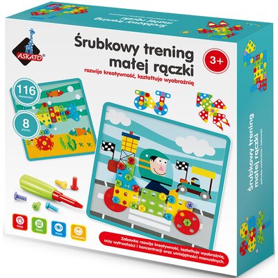 Askato Mozaika z wiertarką 180 elementów