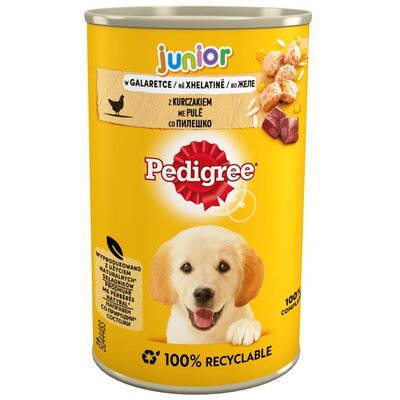 Pedigree Junior Kurczak Puszka 400G
