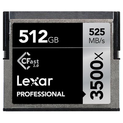 Lexar 512GB 3500x CFast Professional VPG-130