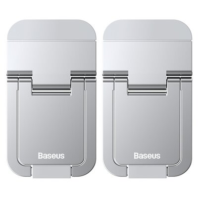 Baseus uniwersalne podstawki nóżki do laptopa (2 szt.) srebrny (LUZC000012)