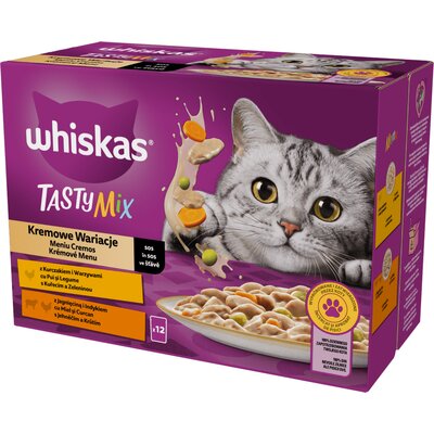 Whiskas Saszetka Sos TM Ind/Jag/Kur 12x85g