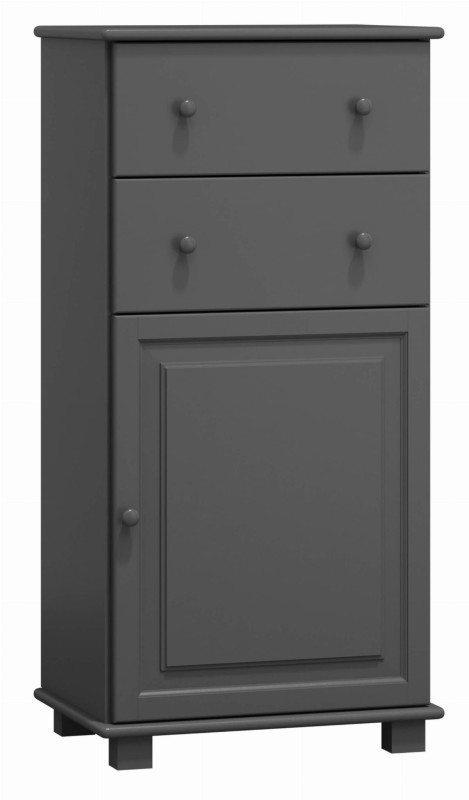 Komoda drewniana sosnowa nr21 szara