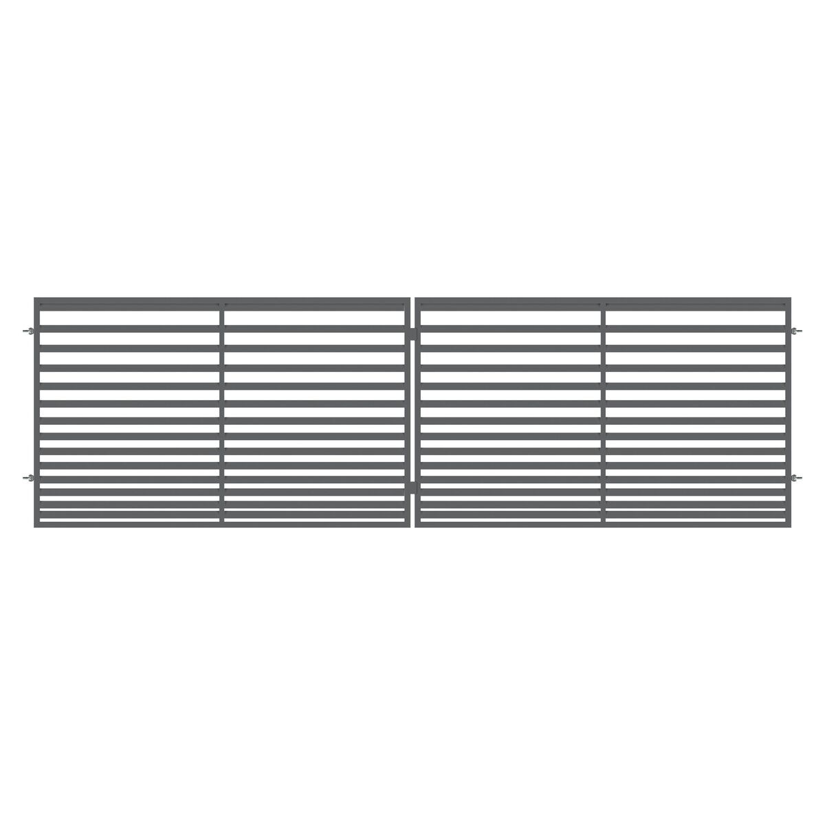 Brama dwuskrzydłowa Bali II 5x1,5 m automat Polbram