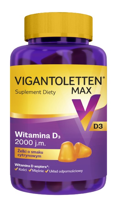 Vigantoletten Max Żelki o Smaku Cytrynowym 60 Sztuk