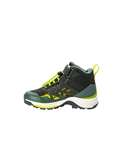 Jack Wolfskin Dzieci uniseks VILI HIKER TEXAPORE MID K buty do chodzenia, slate Zielony, 37 EU