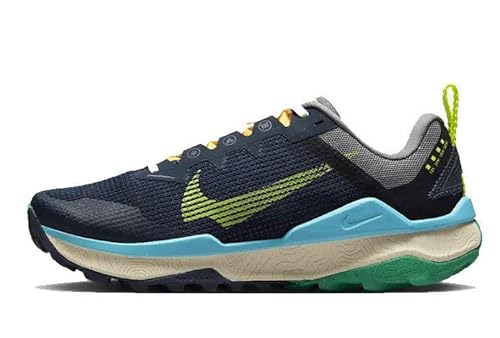 Nike Wmns React Wildhorse 8, Trampki damskie, Obsidian Volt Cool Grey Baltic Blue, 38.5 EU