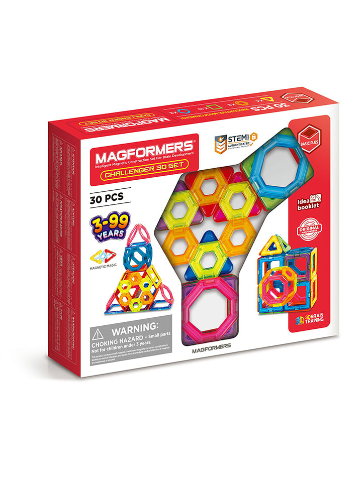 MAGFORMERS 30-częściowy zestaw magnetyczny 