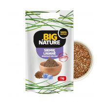 Big Nature Siemię lniane mielone brązowe 1 kg