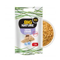 Big Nature Siemię lniane złote ziarno 1 kg