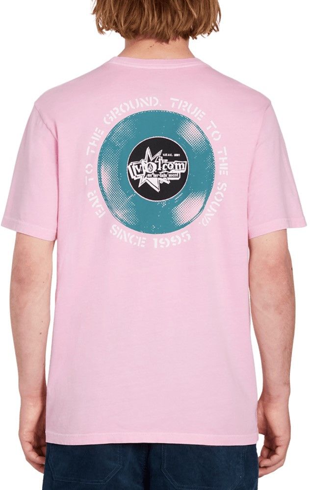 t-shirt męski VOLCOM V ENTERTAINMENT TEE Reef Pink