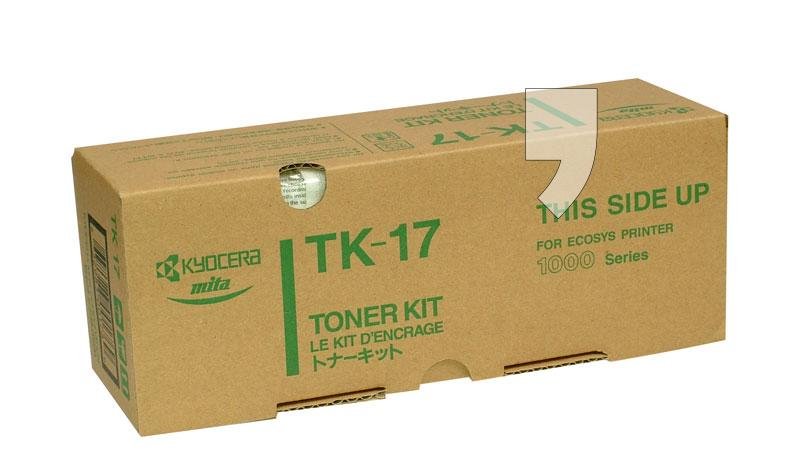 Kyocera Mita TK17, black, 6000s, 37027017, Kyocera Mita FS-1000, 1000+, 1010, 1050
