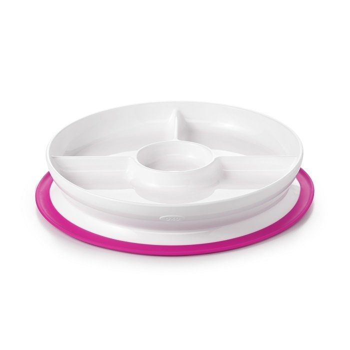 OXO TOT Talerzyk z silikonową przyssawką, Pink