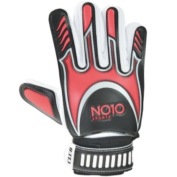 NO10 Rękawice bramkarskie NO10 Club 56094 czerwone Rozmiar: 5 56094_RED_5