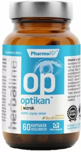 PharmoVit HerbalLine Optikan wzrok 60kaps