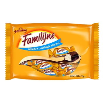 Familijne Cukierki w czekoladzie mlecznej 1 kg