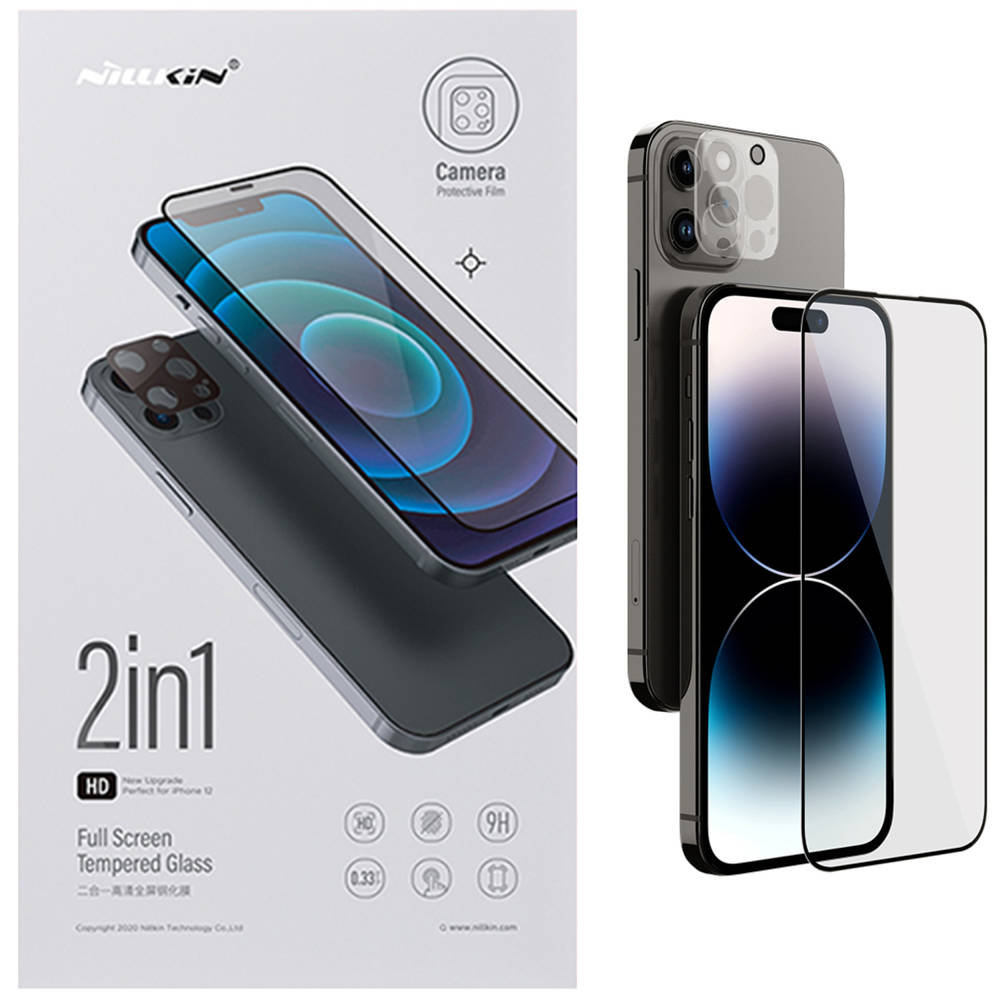 Nillkin Szkło hartowane HD 2w1 do Apple iPhone 14 Pro