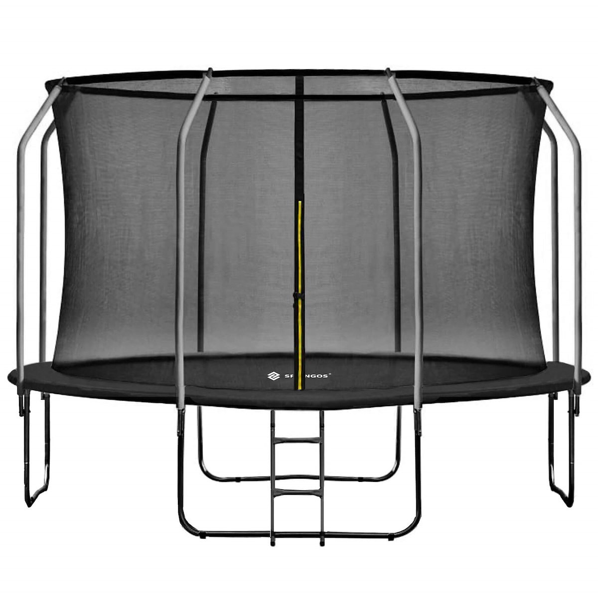 Trampolina ogrodowa z siatką wewnętrzną i ringiem 12 FT 365-374 cm, dla dzieci
