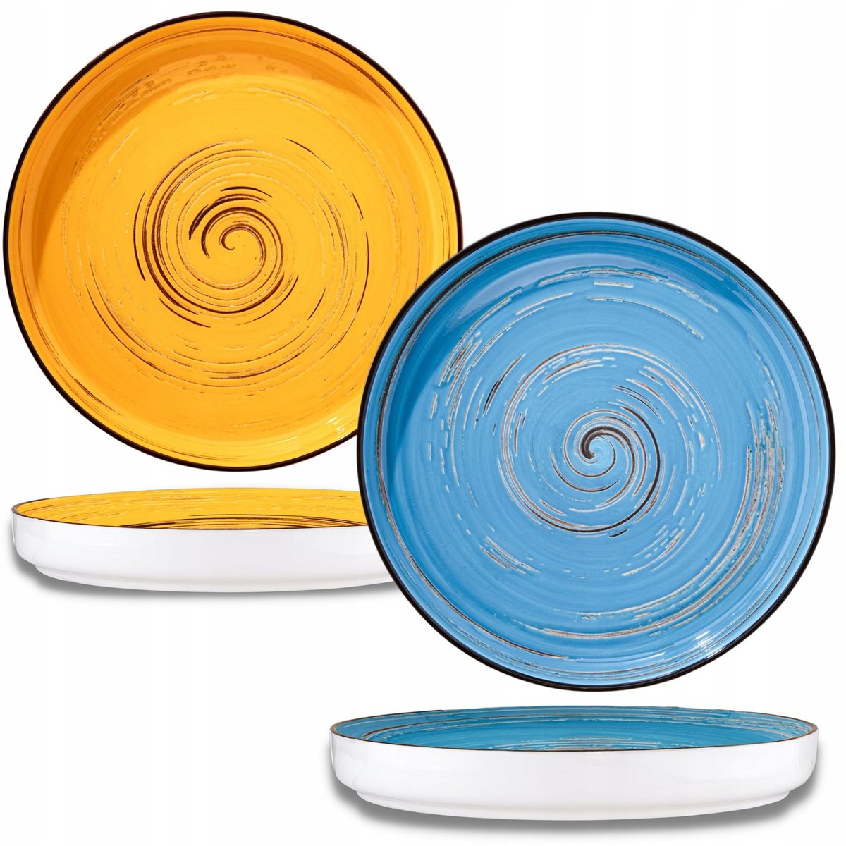 WILMAX Talerz z wysokim rantem 28 cm-zestaw 2 szt  WL-669420/A+669620/A