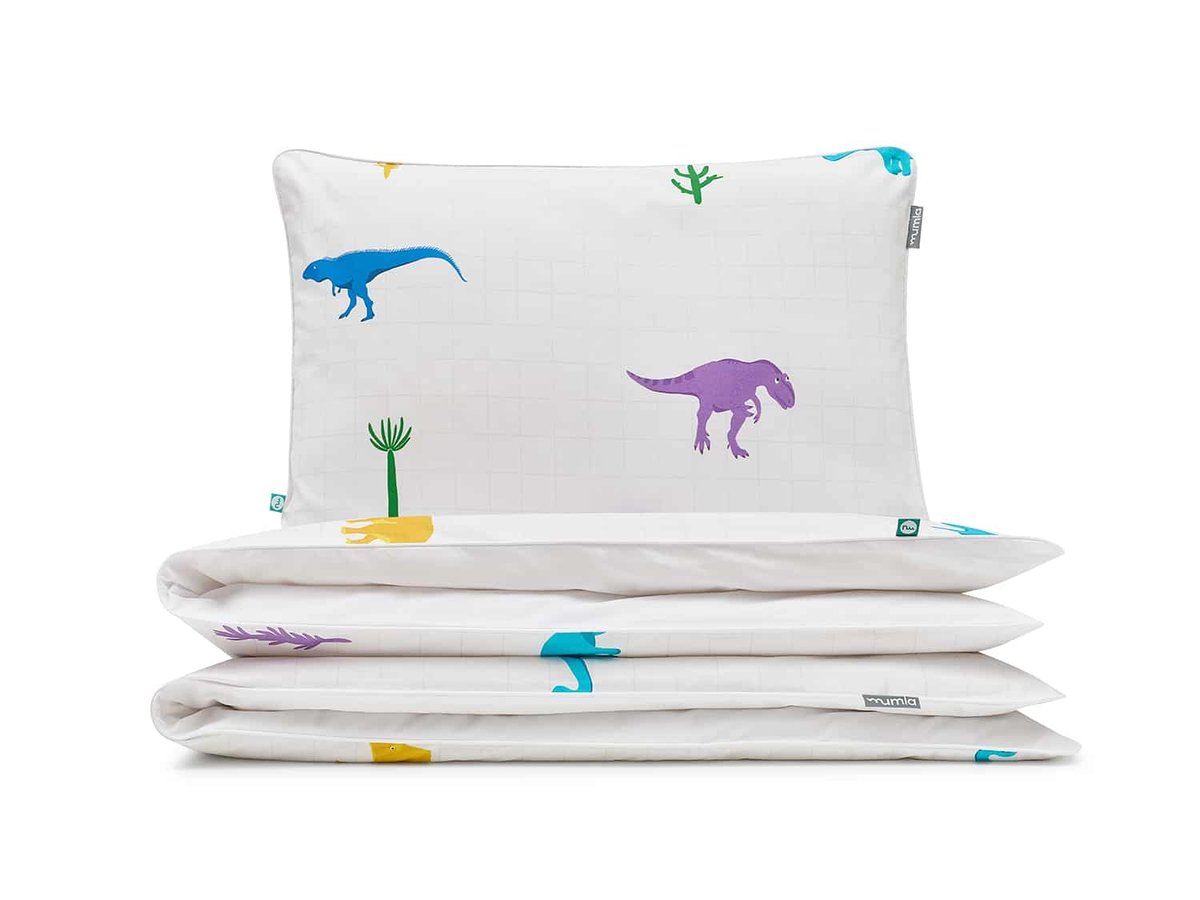 pościel dinozaury 140x200 cm + 1x 60x50 cm - MUMLA