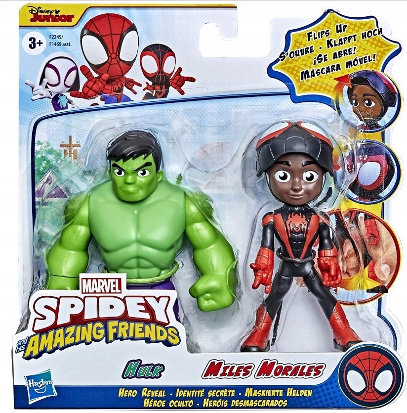 Hasbro Spidey i super kumple Miles Morales i Hulk
