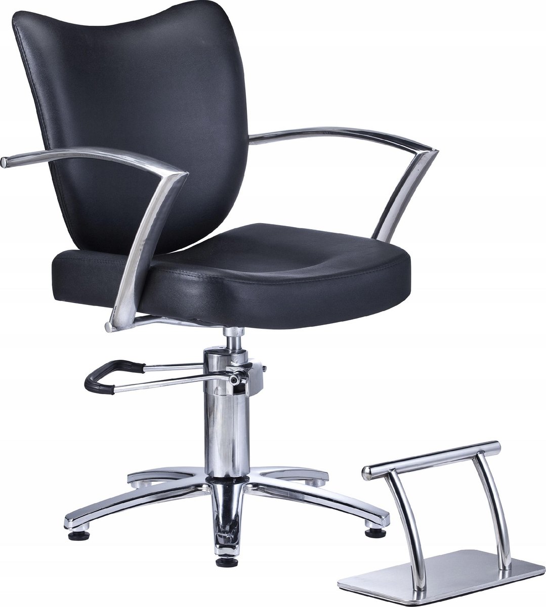 Calissimo Fotel Fryzjerski Salon Podnóżek Chrom Hydrauliczny FOTEL ELIS