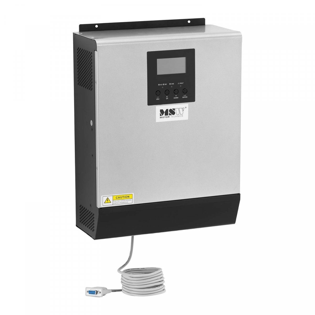 MSW Inwerter solarny - Off-Grid - 1000 VA - LCD - efektywność 98 % S-POWER UPS 800 PSW