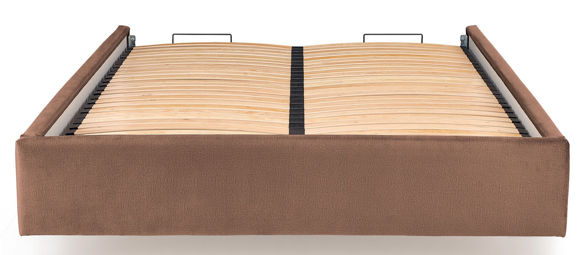 Beżowy korpus łóżka tapicerowanego N2-W93