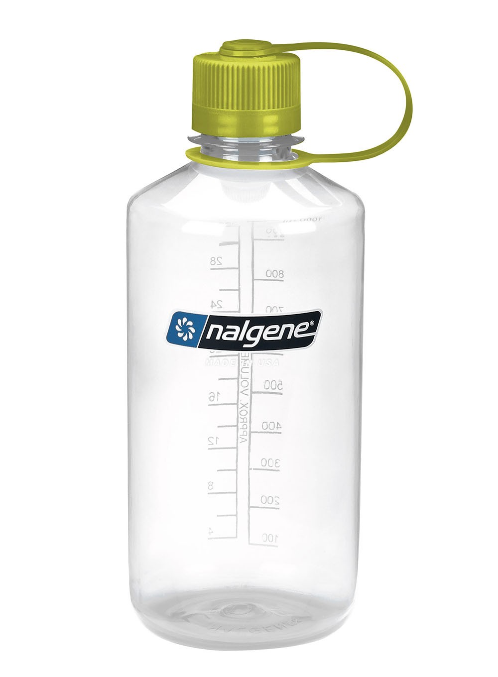 Butelka na wodę Nalgene Narrow Mouth Tritan Sustain 1 l - clear