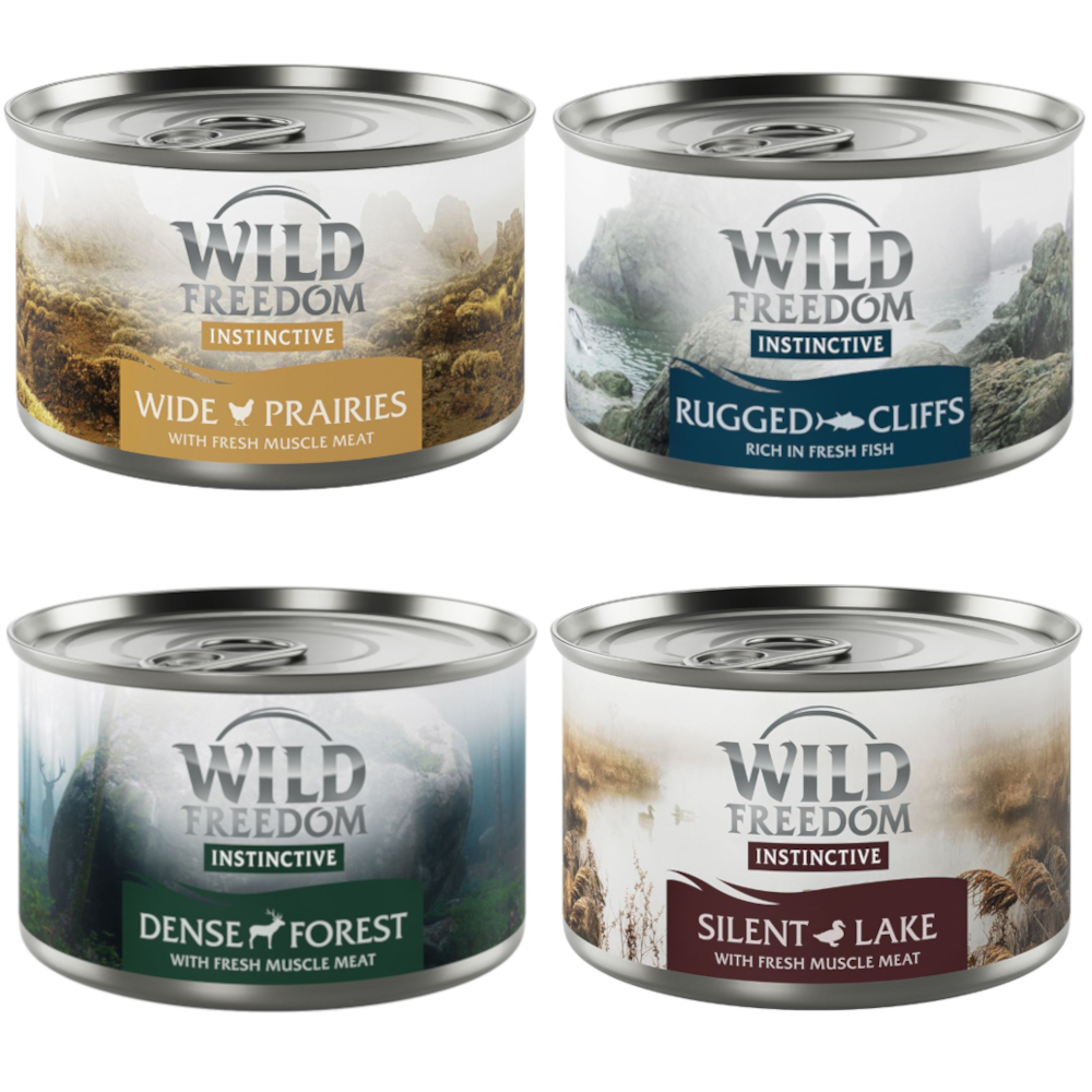 Wild Freedom Instinctive, 6 x 140 g - Misty Mountains - Pakiet mieszany