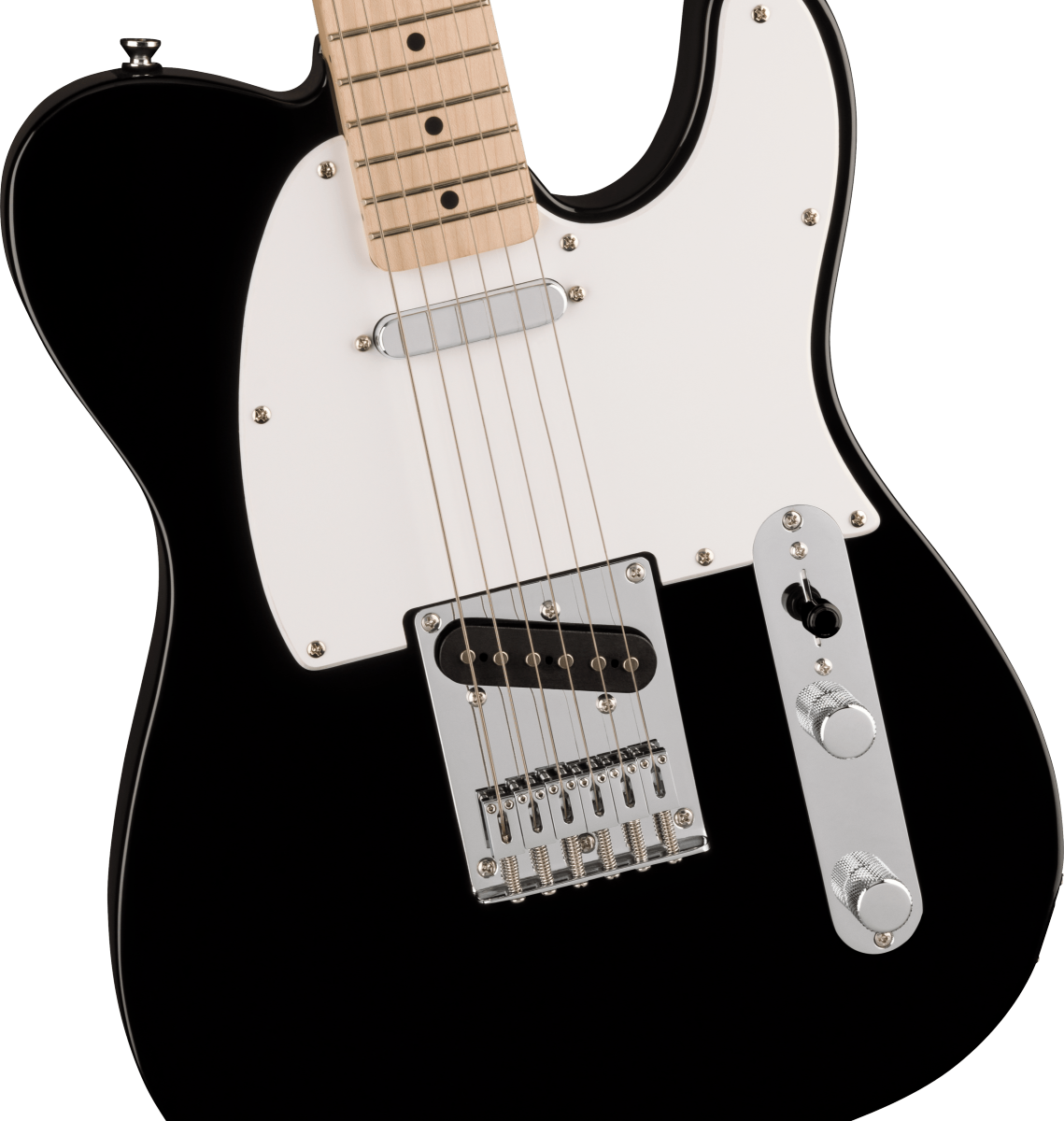 Squier Sonic Telecaster Maple Fingerboard White Pickguard Black