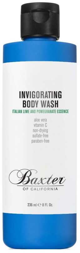 Baxter of California - Męski nawilżający żel do mycia ciała włoska limonka i granat - 236ml
