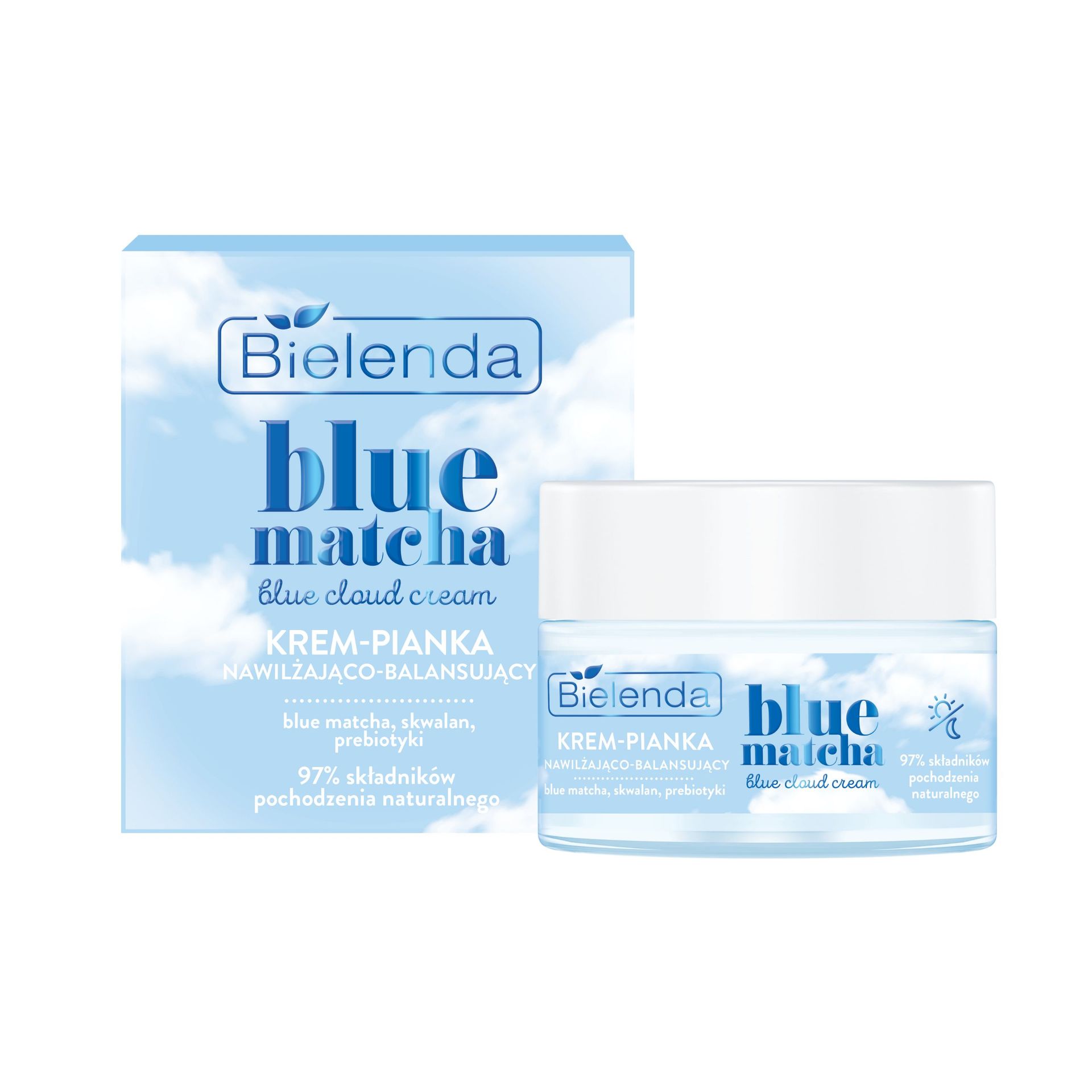 Blue cloud cream – krem – pianka nawilżająco balansujący