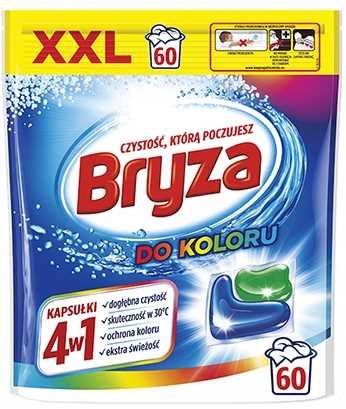 Kapsułki do prania BRYZA 4w1 Color - 60 szt.