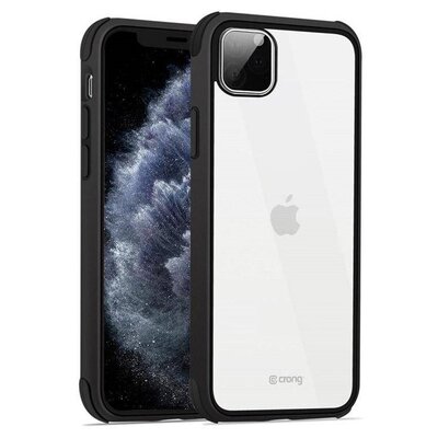 Crong Crong Trace Clear Cover Etui iPhone 11 Pro czarny/czarny) 10_15171
