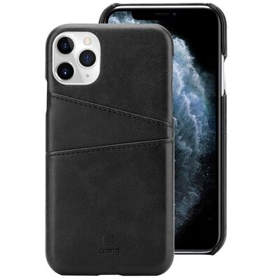 Crong Crong Neat Cover Etui iPhone 11 Pro z kieszeniami czarny) 10_15180
