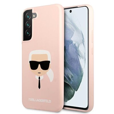 Karl Lagerfeld KLHCS22MSLKHPI S22+ S906 rożowy/pink hardcase Silicone Karl s Head KF000918