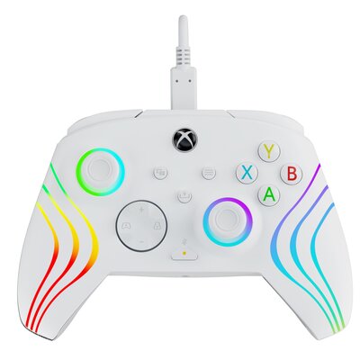 PDP XS Pad przewodowy Afterglow WAVE - biały