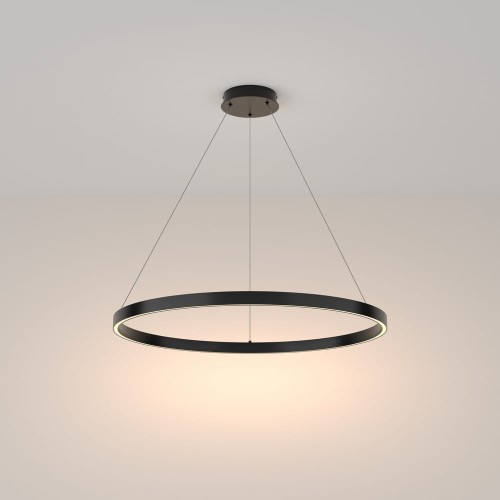 Lampa wisząca Rim MOD058PL-L42B3K loft pierścień czarny