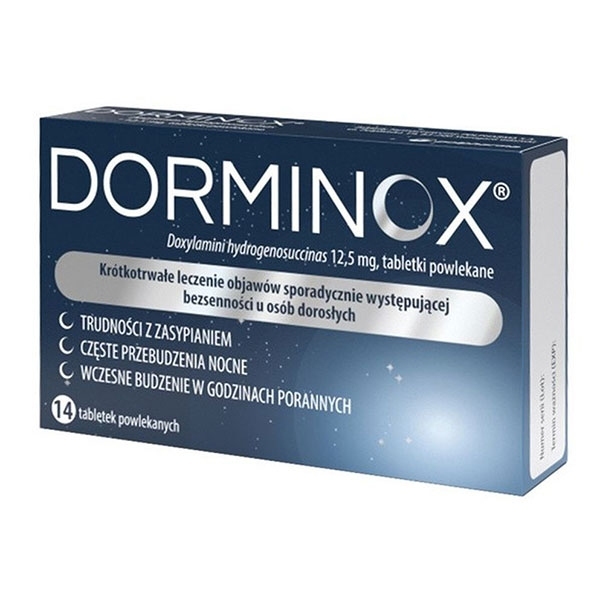 Dorminox 12,5mg x14 tabletek