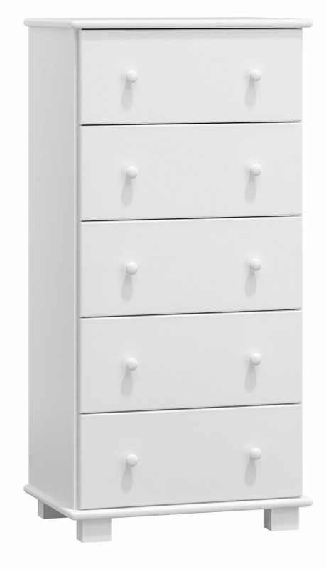 Komoda drewniana sosnowa nr22 biała
