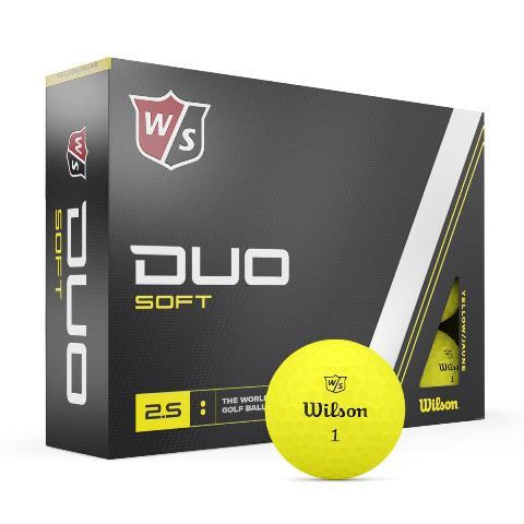 Piłki golfowe Wilson Staff Duo Soft (żółty mat, 12 szt.)