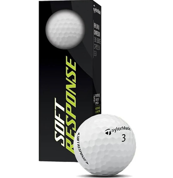 Piłki golfowe TAYLOR MADE Soft Response, 3 szt. (białe)