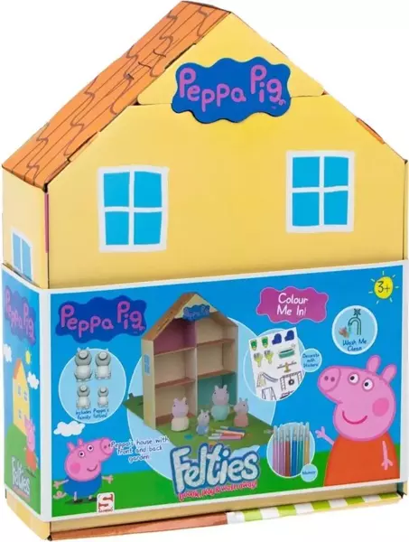 Świnka Peppa - filcowe figurki do kolorowania - Spin Master
