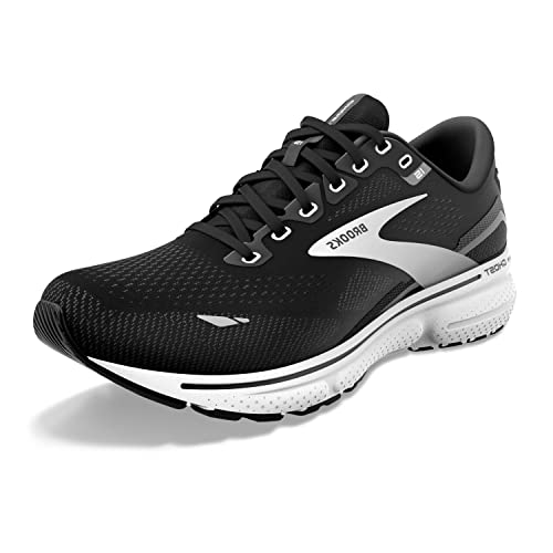 Brooks Damskie tenisówki Ghost 15, czarne/czarnoskóre, perłowe, białe, 7,5 UK, Black Blackerened Pearl White, 41 EU