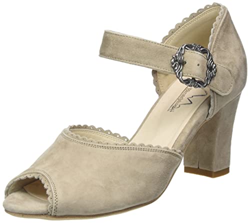 HIRSCHKOGEL Damskie czółenka, taupe, 40 EU, Taupe, 40 EU