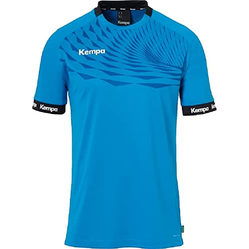 Kempa Koszulka męska Wave 26 Shirt Wave 26 Shirt męska koszulka sportowa z krótkim rękawem koszulka funkcyjna piłka ręczna siłownia fitness