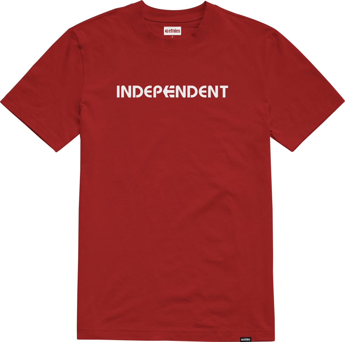 t-shirt męski ETNIES (INDEPENDENT) TEE Red