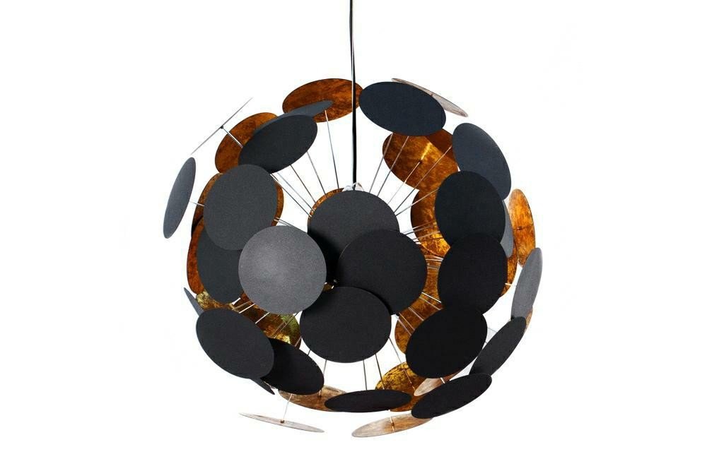 Zdjęcia - Żyrandol / lampa Lampa wisząca Infinity Home czarno-złota